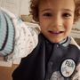 Voir la diapositive 6 : Petit Béguin Veste teddy bébé en molleton ultra chaud Félintrépide