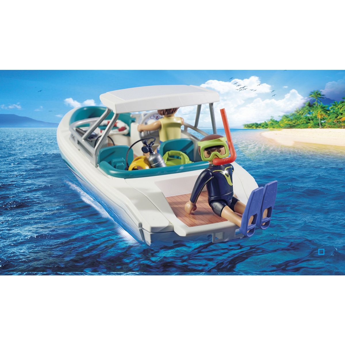 PLAYMOBIL 6981 - Family Fun - Bateau de plongée
