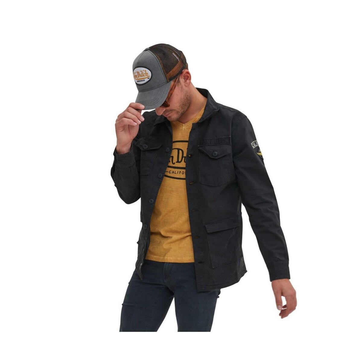 VONDUTCH Veste homme coton Soldier pas cher Auchan.fr