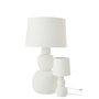 Voir la diapositive 5 : Paris Prix Lampe à Poser en Céramique  Renee  32cm Blanc