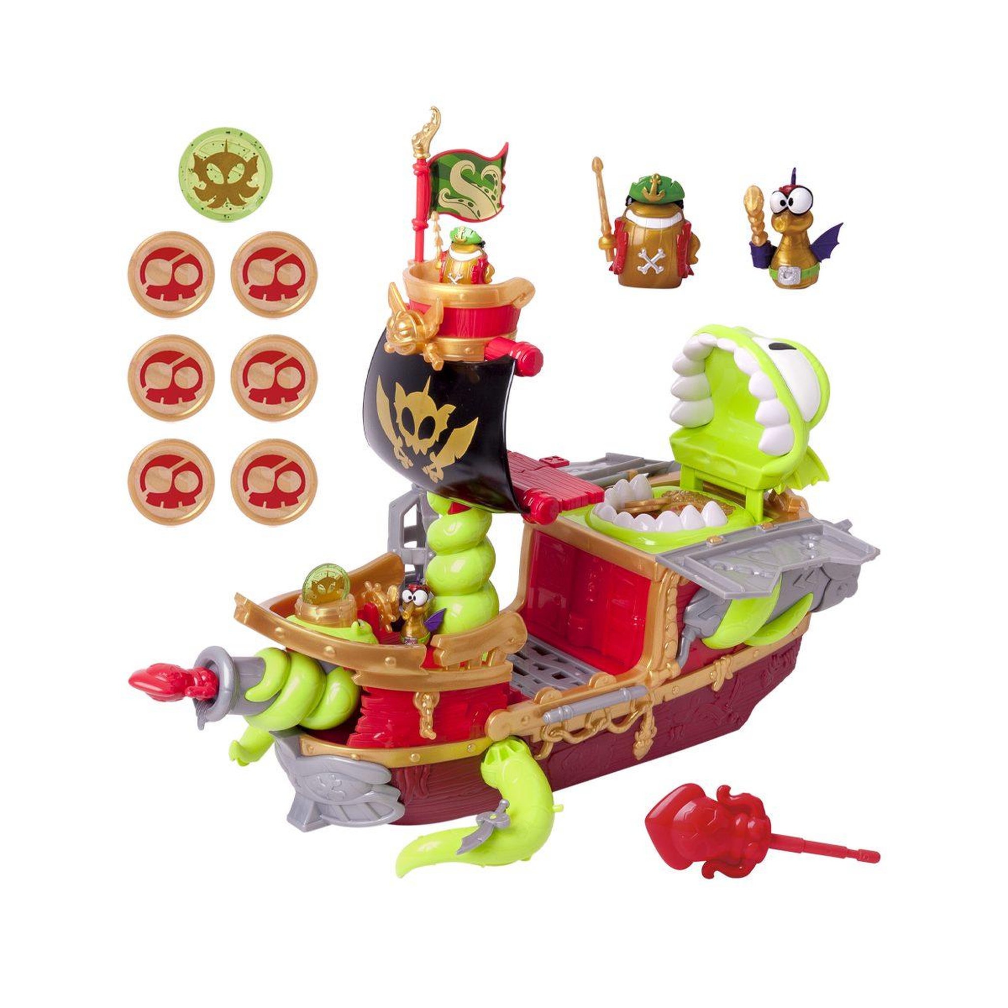 Voir la diapositive 2 : PIRATIX Jouet Playmobil Bateau Pirate Kraken coloré
