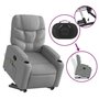 Voir la diapositive 6 : VIDAXL Fauteuil de massage inclinable Gris clair Tissu
