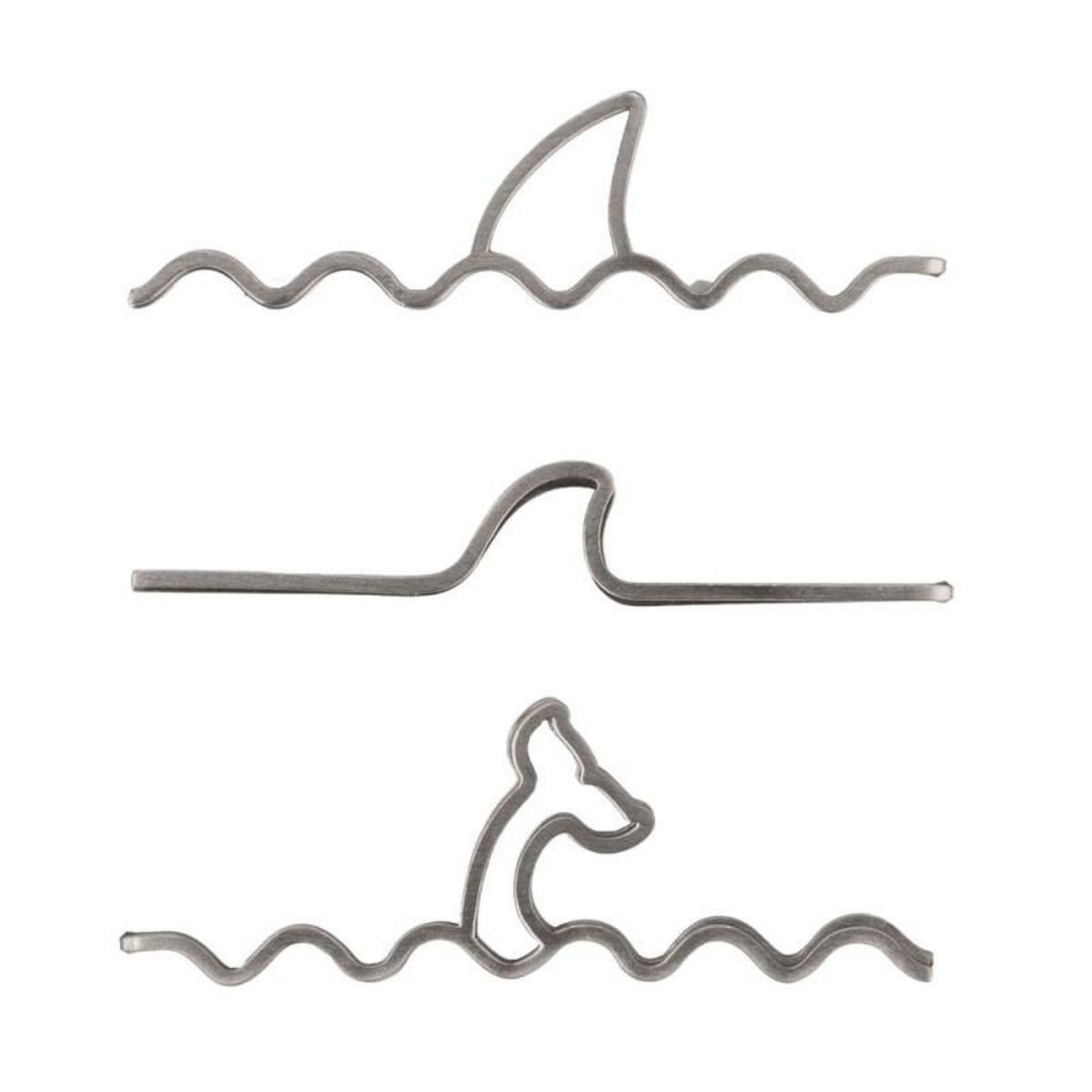 Kikkerland Marque page Kikkerland Mer Gris