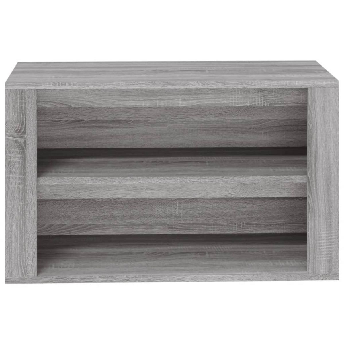 VIDAXL Etagere a chaussures Sonoma gris 75x35x45 cm Bois d'ingenierie