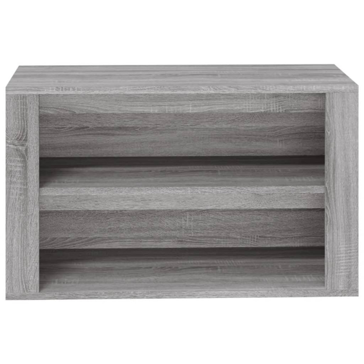 VIDAXL Etagere a chaussures Sonoma gris 75x35x45 cm Bois d'ingenierie