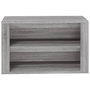 Voir la diapositive 5 : VIDAXL Etagere a chaussures Sonoma gris 75x35x45 cm Bois d'ingenierie