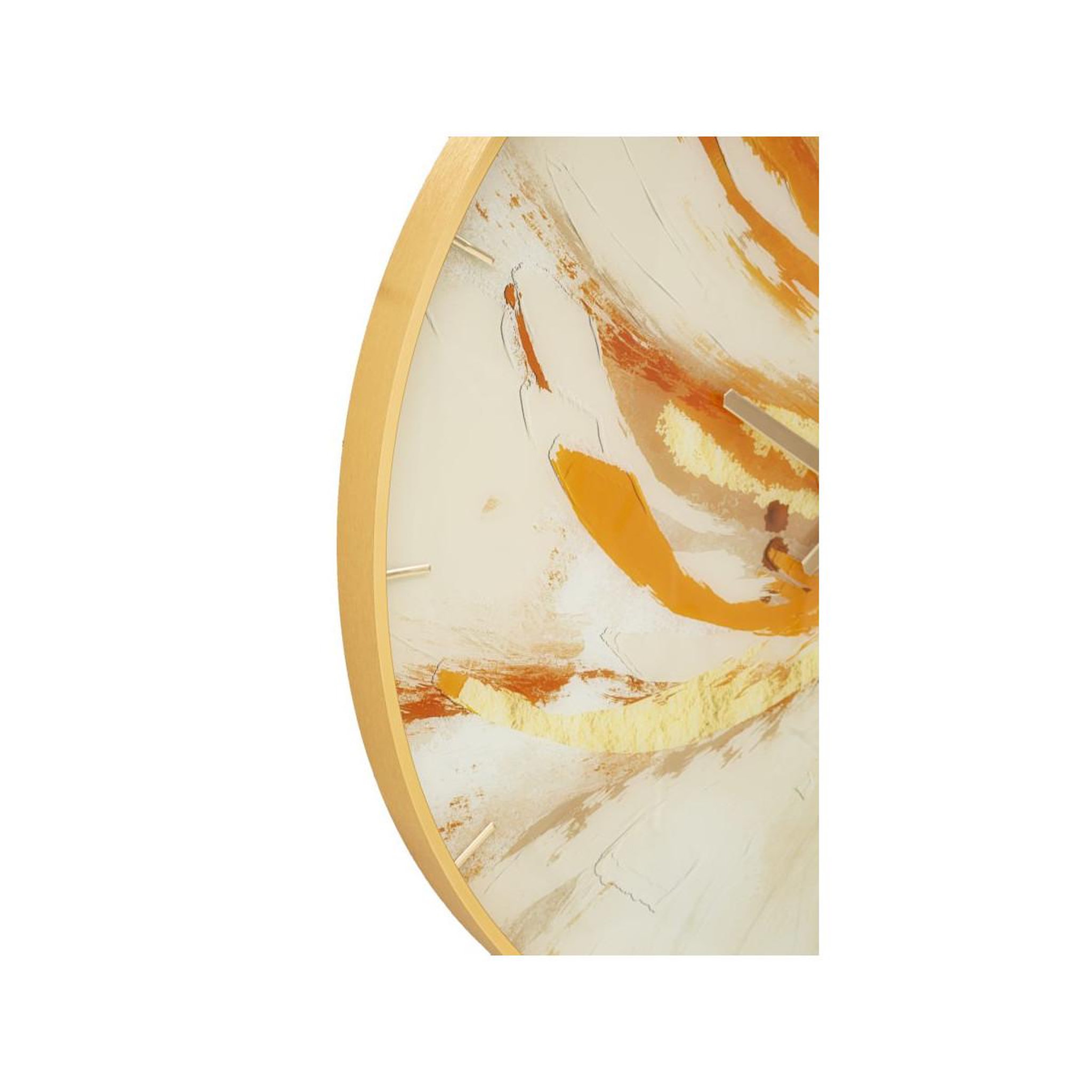 Voir la diapositive 2 : Paris Prix Horloge murale en verre  toply  80cm multicolore