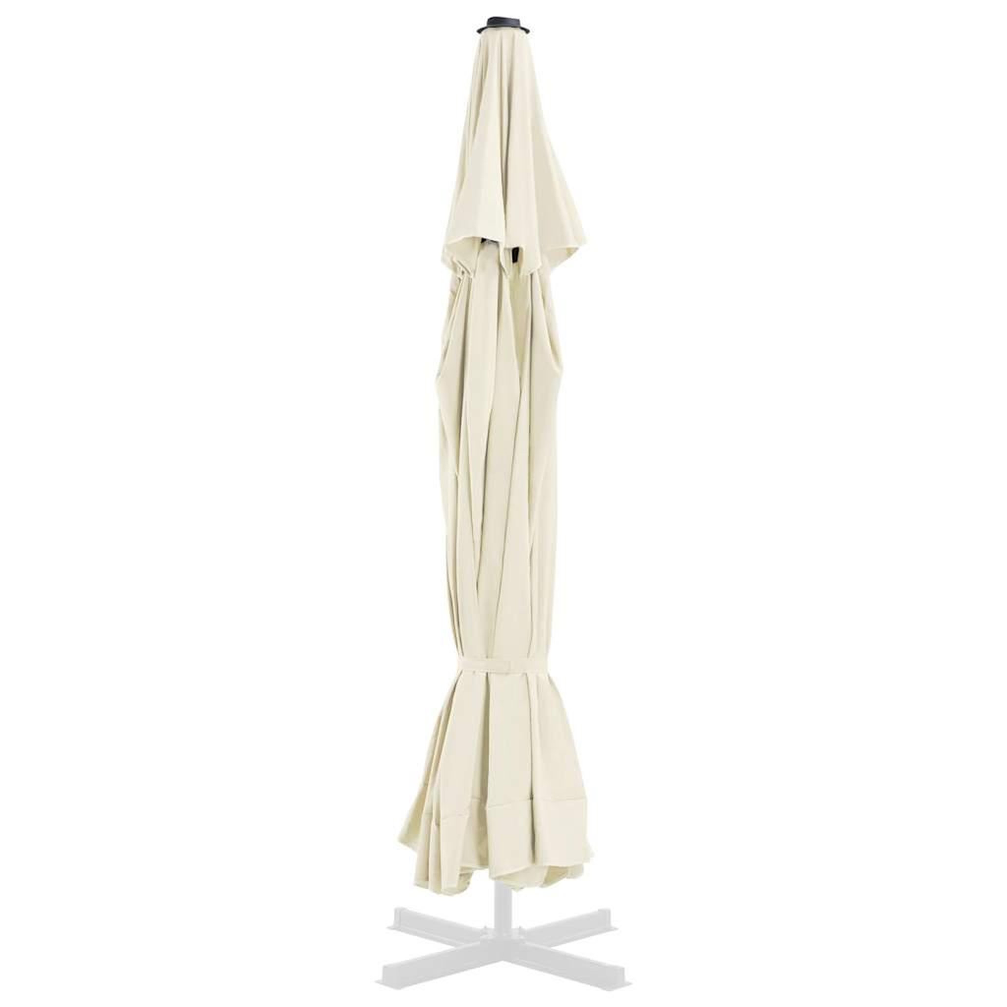 Voir la diapositive 3 : VIDAXL Tissu de remplacement pour parasol d'exterieur Sable 500 cm