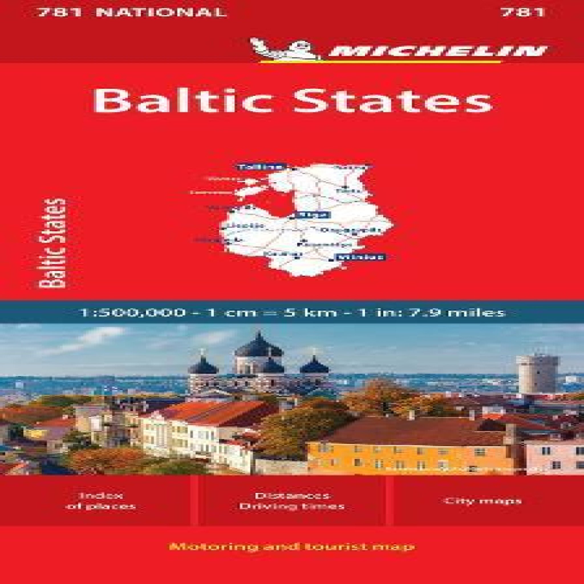 LIVRES Baltic States - Michelin National Map 781