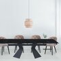 Voir la diapositive 4 : Paris Prix Table à Manger Extensible  Sara  180-260cm Noir