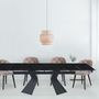 Voir la diapositive 4 : Paris Prix Table à Manger Extensible  Sara  180-260cm Noir
