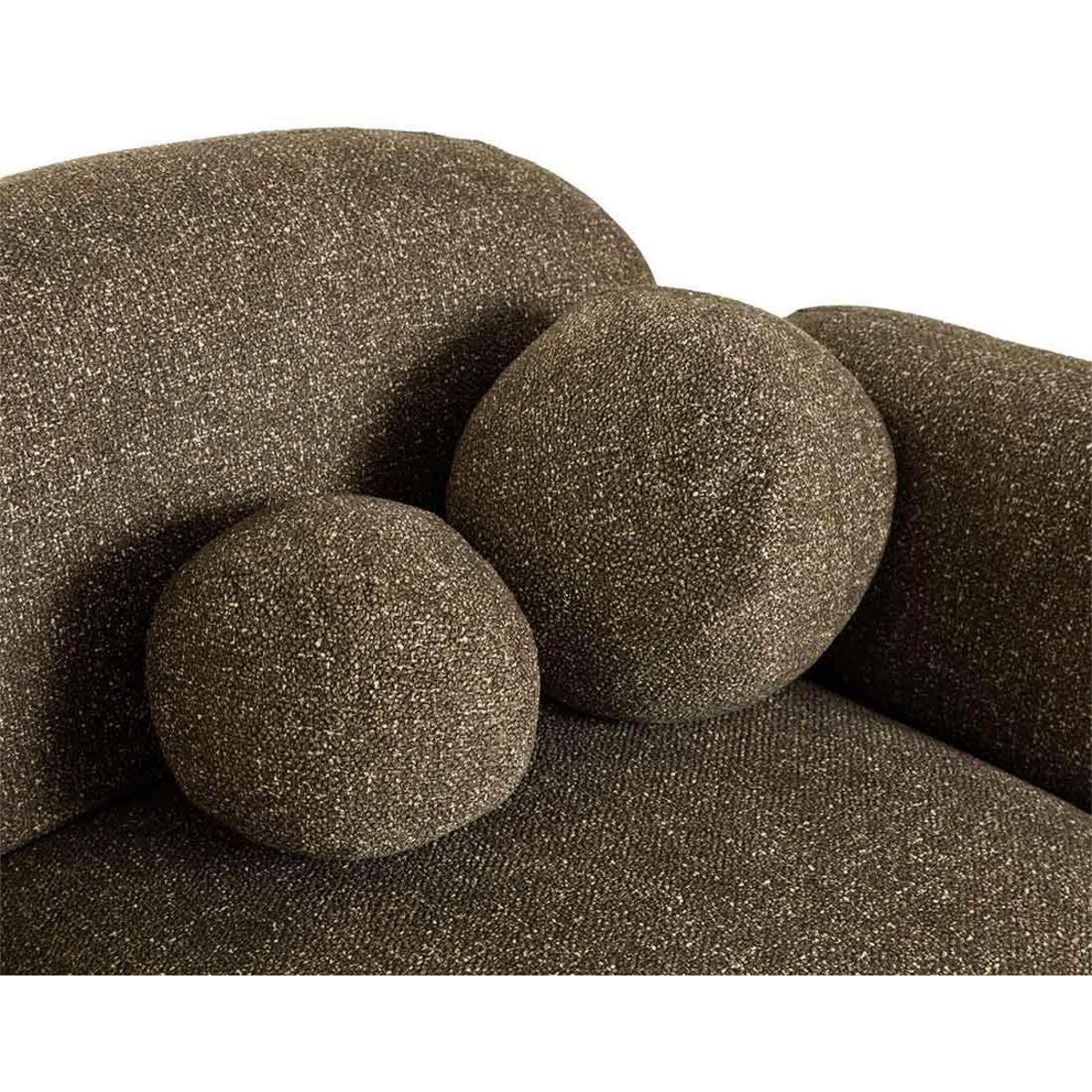 LISA DESIGN Velris - canapé d'angle gauche 3 places en tissu moucheté