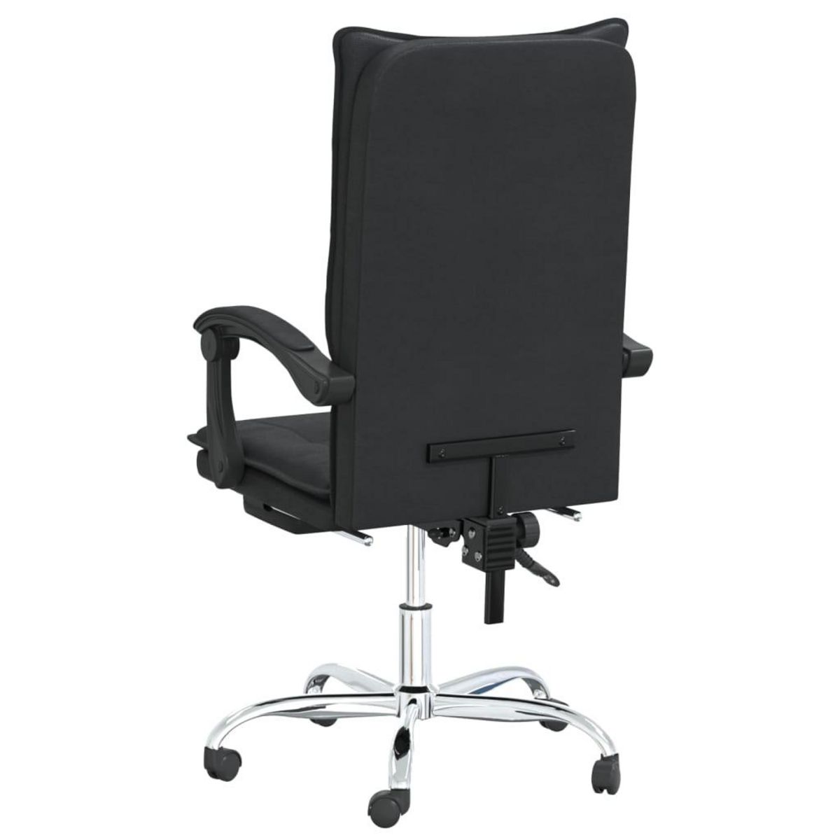VIDAXL Fauteuil inclinable de bureau Noir Similicuir