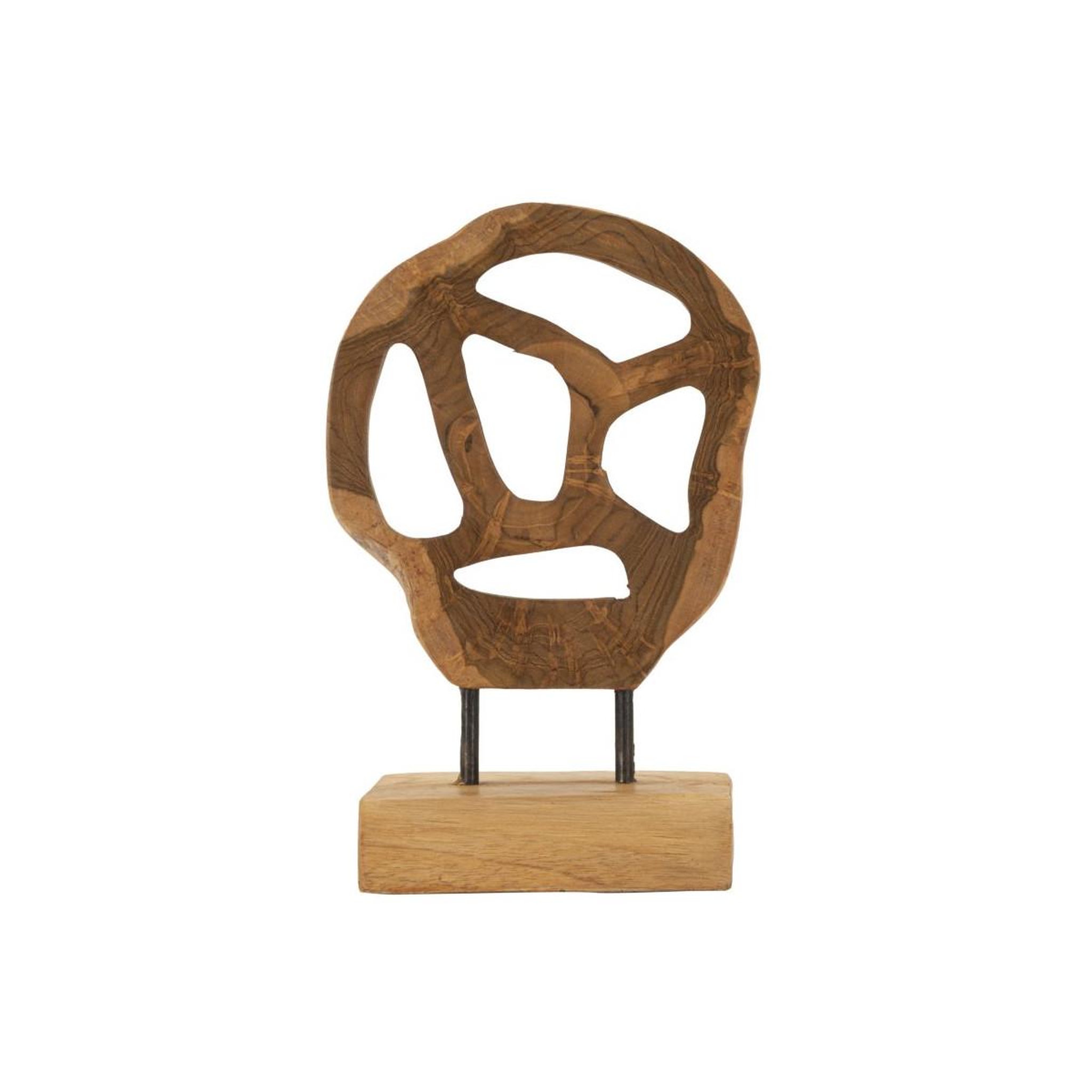 Paris Prix Objet déco en teck  lubang  27cm naturel