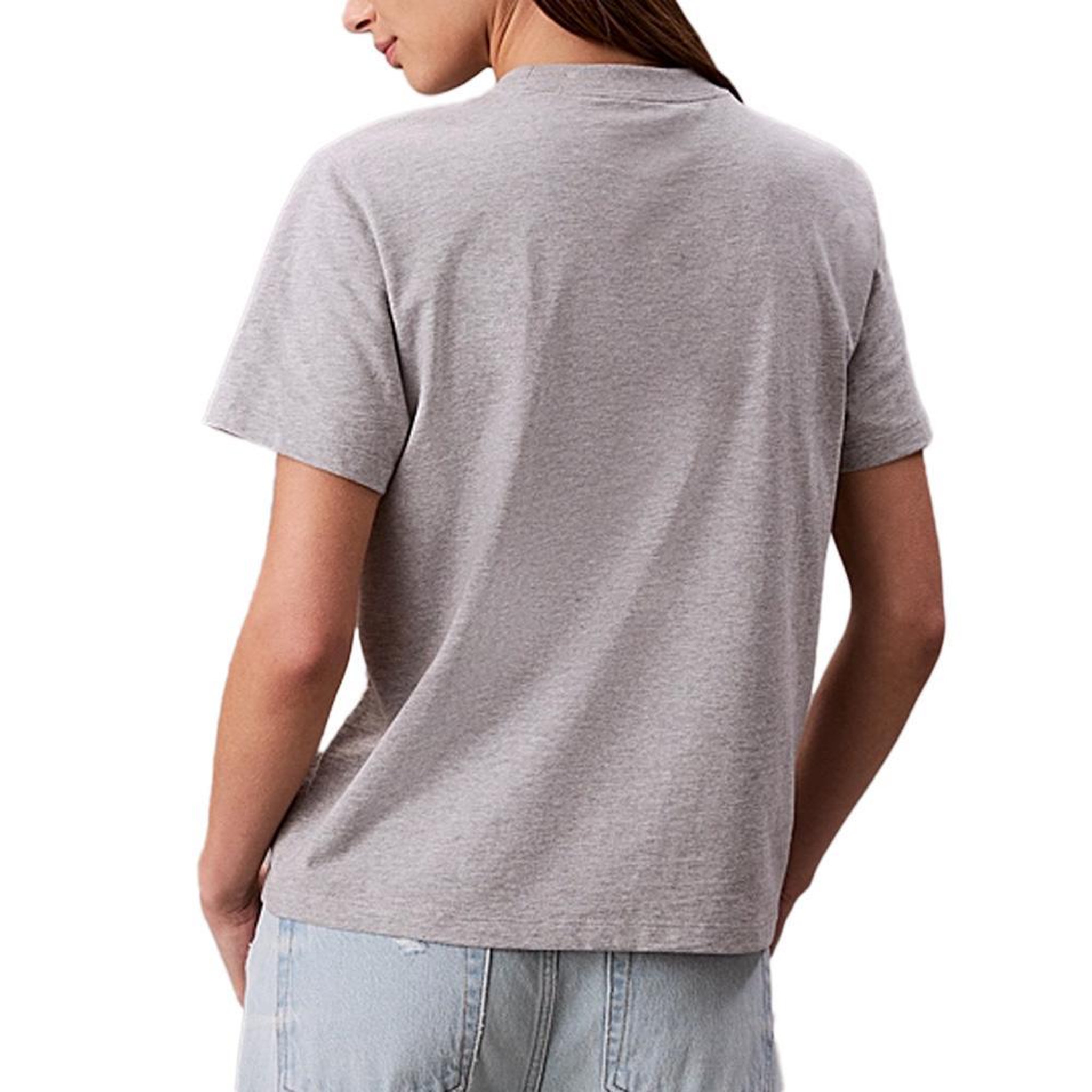 Voir la diapositive 2 : CALVIN KLEIN JEANS T-Shirt Gris Femme Calvin Klein Jeans Hero
