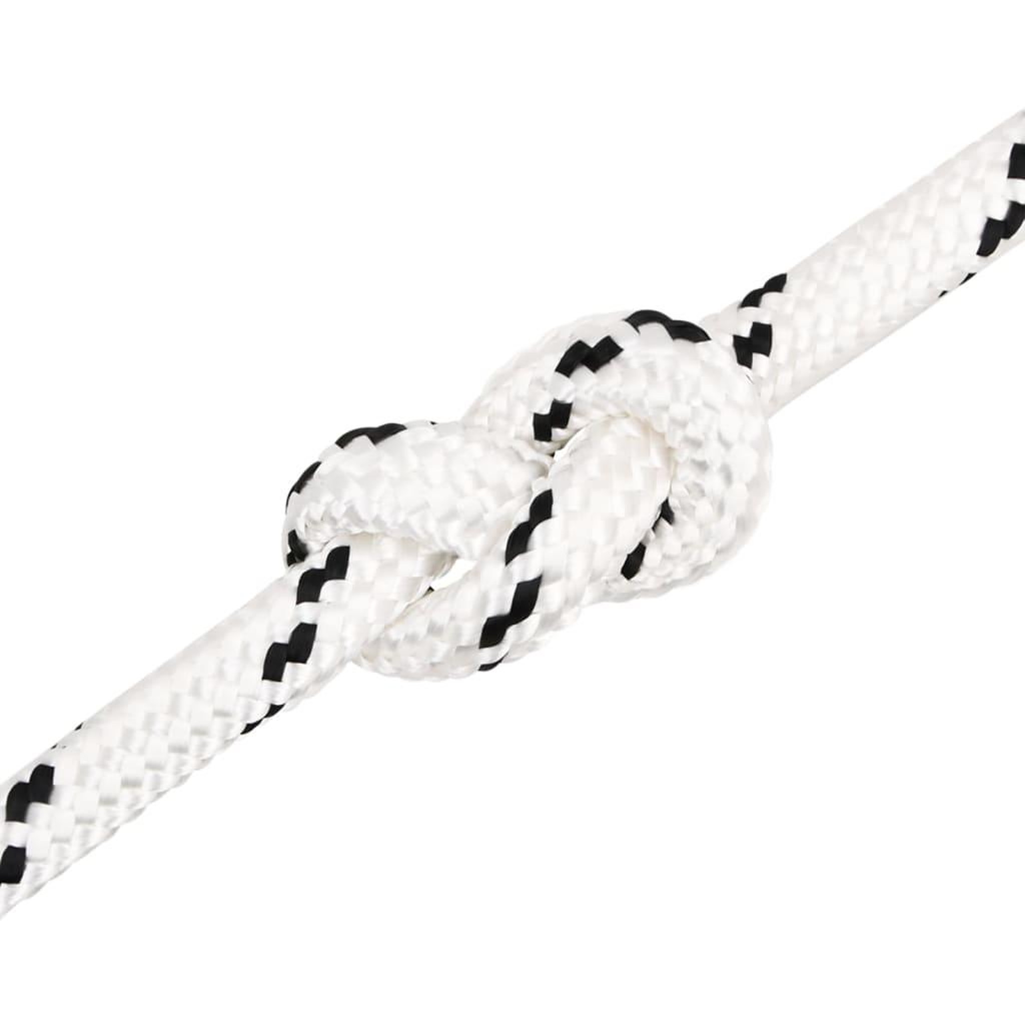 Voir la diapositive 4 : VIDAXL Corde de bateau tresse Blanc 18 mmx25 m Polyester