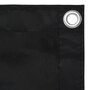 VIDAXL Ecran de balcon Noir 120x300 cm Tissu Oxford