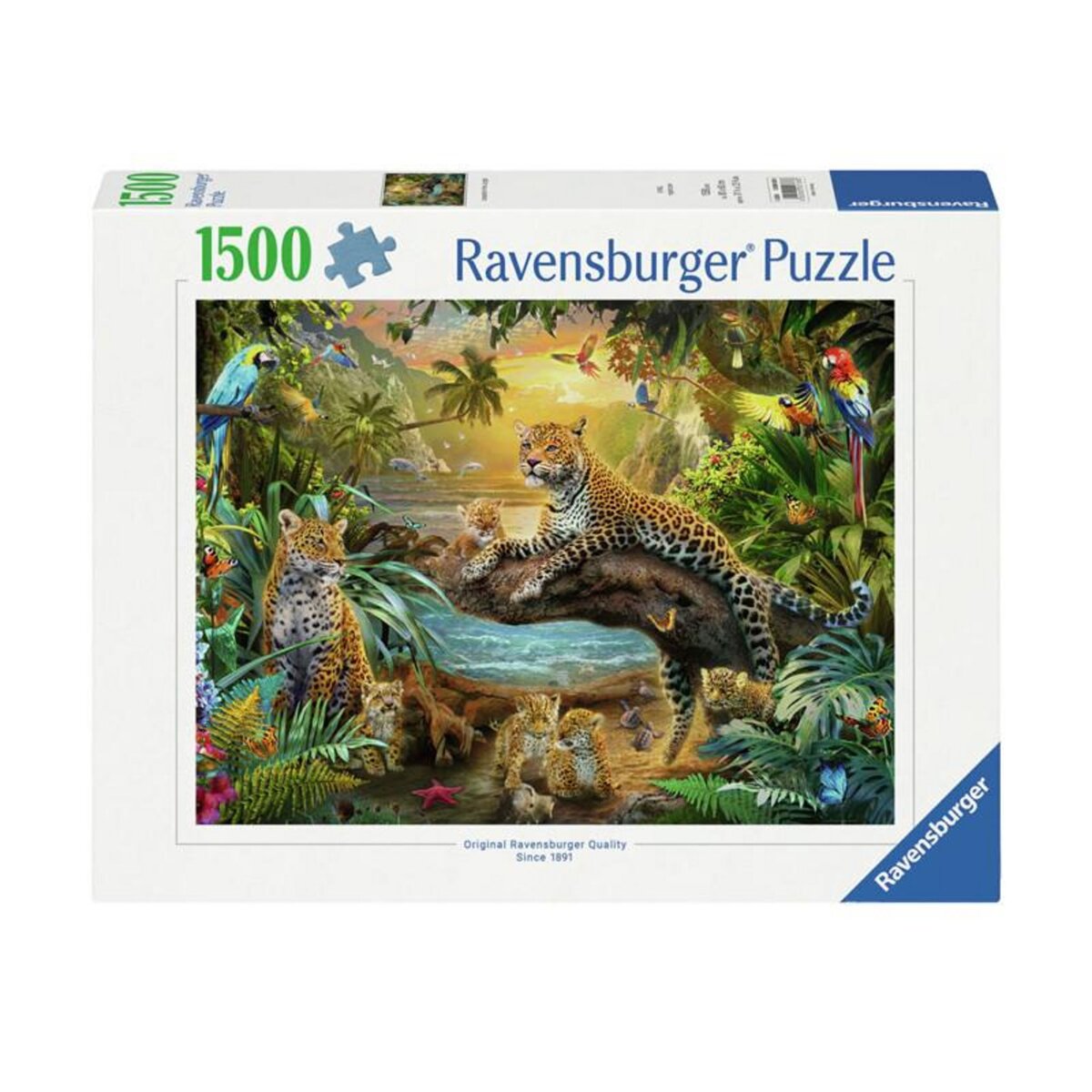 RAVENSBURGER Ravensburger - Jigsaw puzzle Leopards in the Jungle, 1500 pcs. 120007388