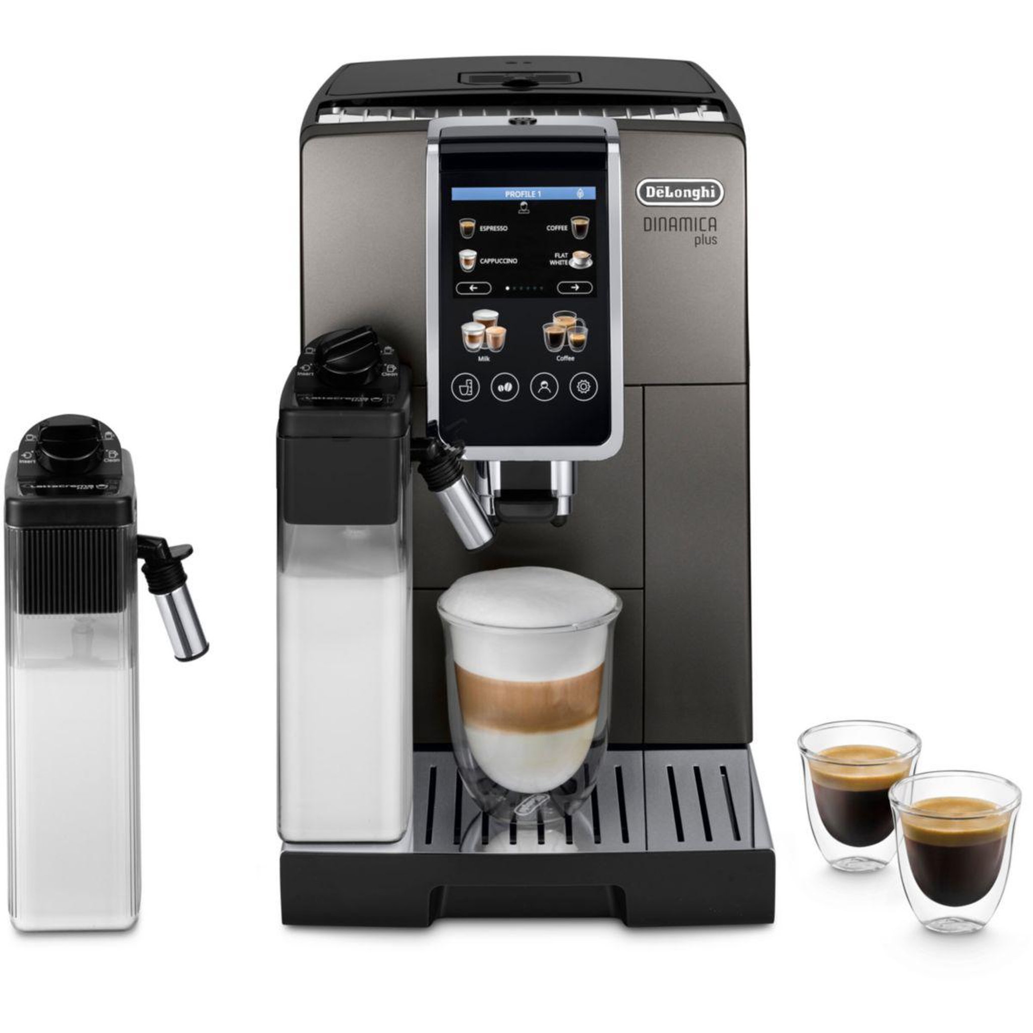 Voir la diapositive 2 : DELONGHI Expresso broyeur feb3895.tb dinamica plus