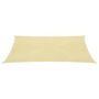 Voir la diapositive 3 : VIDAXL Voile d'ombrage 160 g/m^2 Beige 2,5x4 m PEHD
