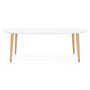 Voir la diapositive 2 : Paris Prix Table de Repas Extensible  Jane  120-220cm Blanc