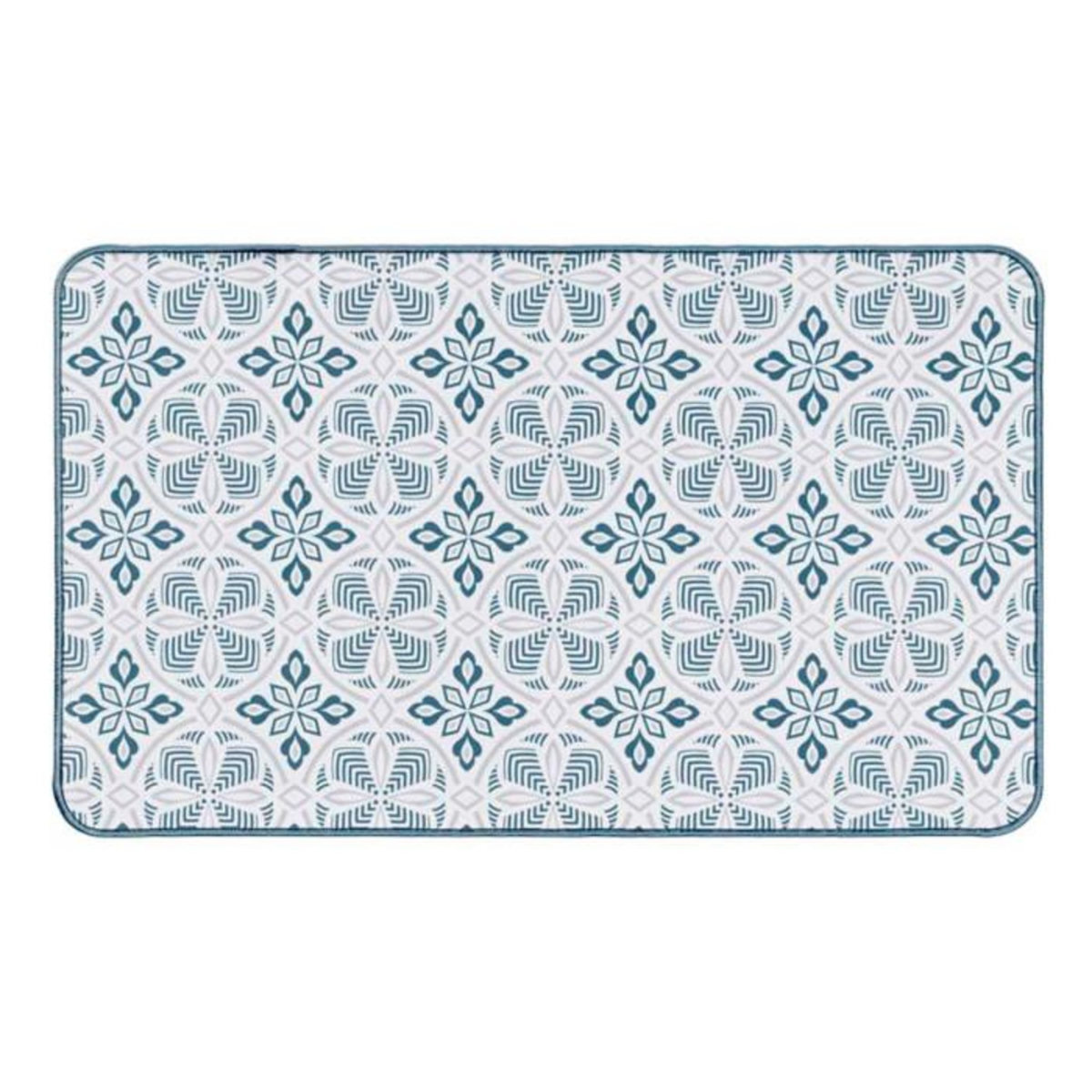Paris Prix Tapis Déco Imprimé  Joan  45x75cm Bleu
