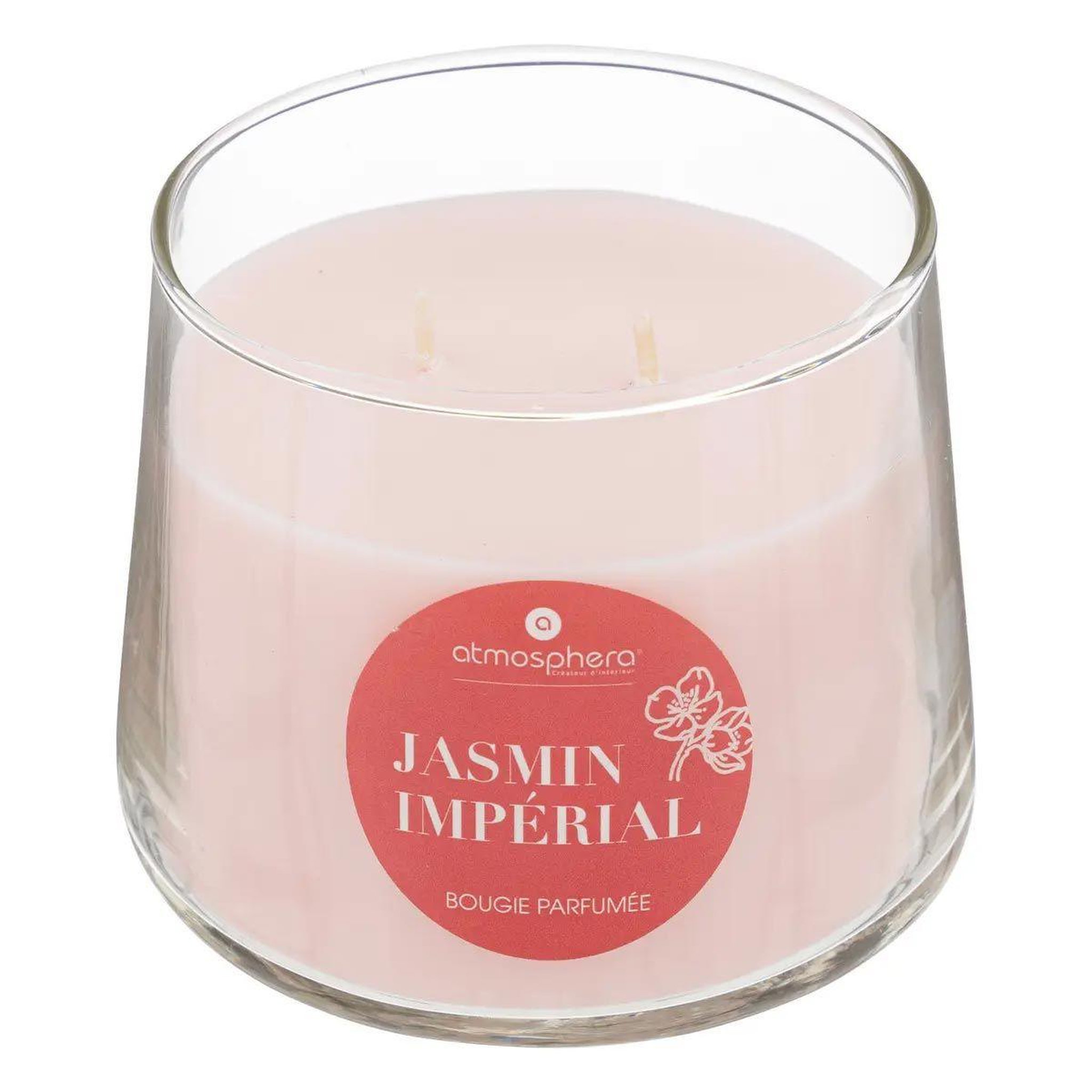 ATMOSPHERA Bougie parfumée en verre  izor  300g jasmin