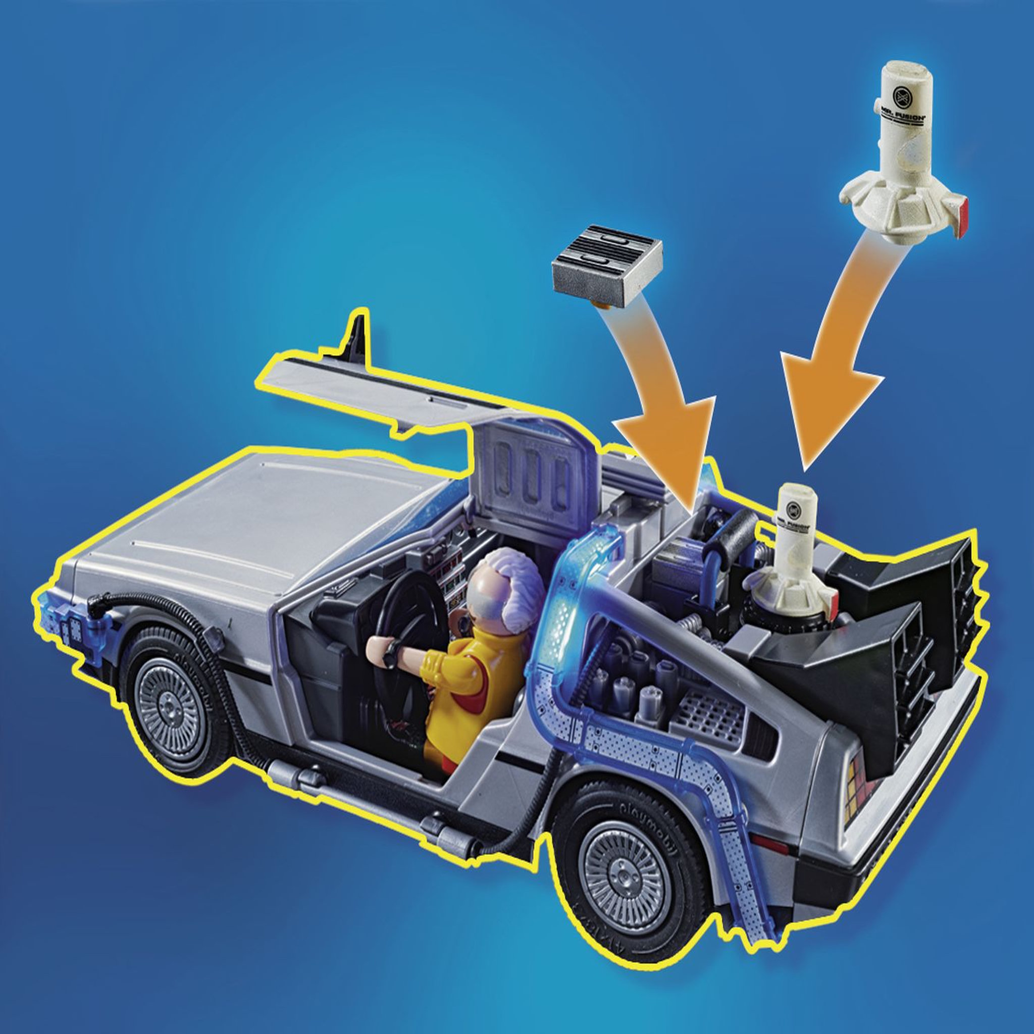 Voir la diapositive 3 : PLAYMOBIL 70634  Retour vers le futur - Course d'hoverboard
