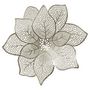 Voir la diapositive 2 : FEERIC LIGHT & CHRISTMAS Lot de 6 sets de table motif fleur - Diam. 44 cm - Doré