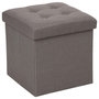 Voir la diapositive 1 : ATMOSPHERA Pouf coffre pliable Lysandre