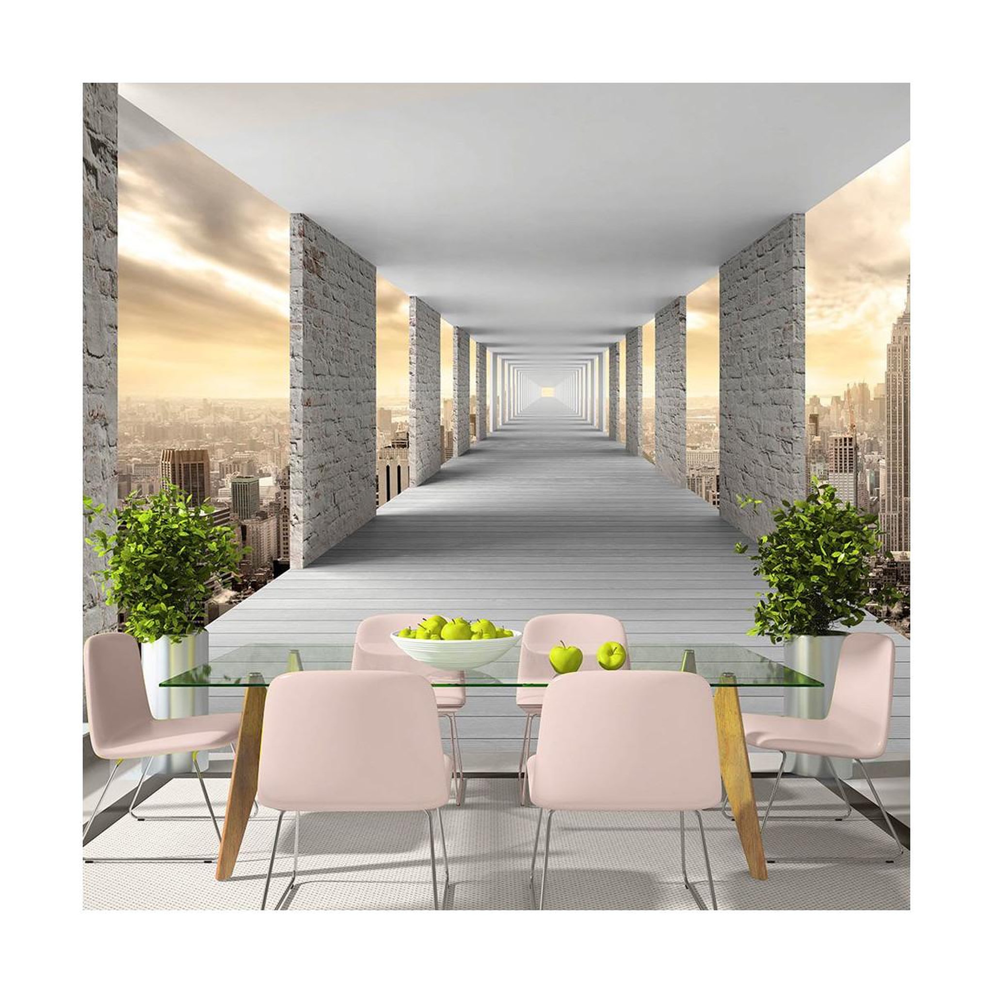Paris Prix Papier peint  skyward corridor. Coloris disponibles : Multicolore