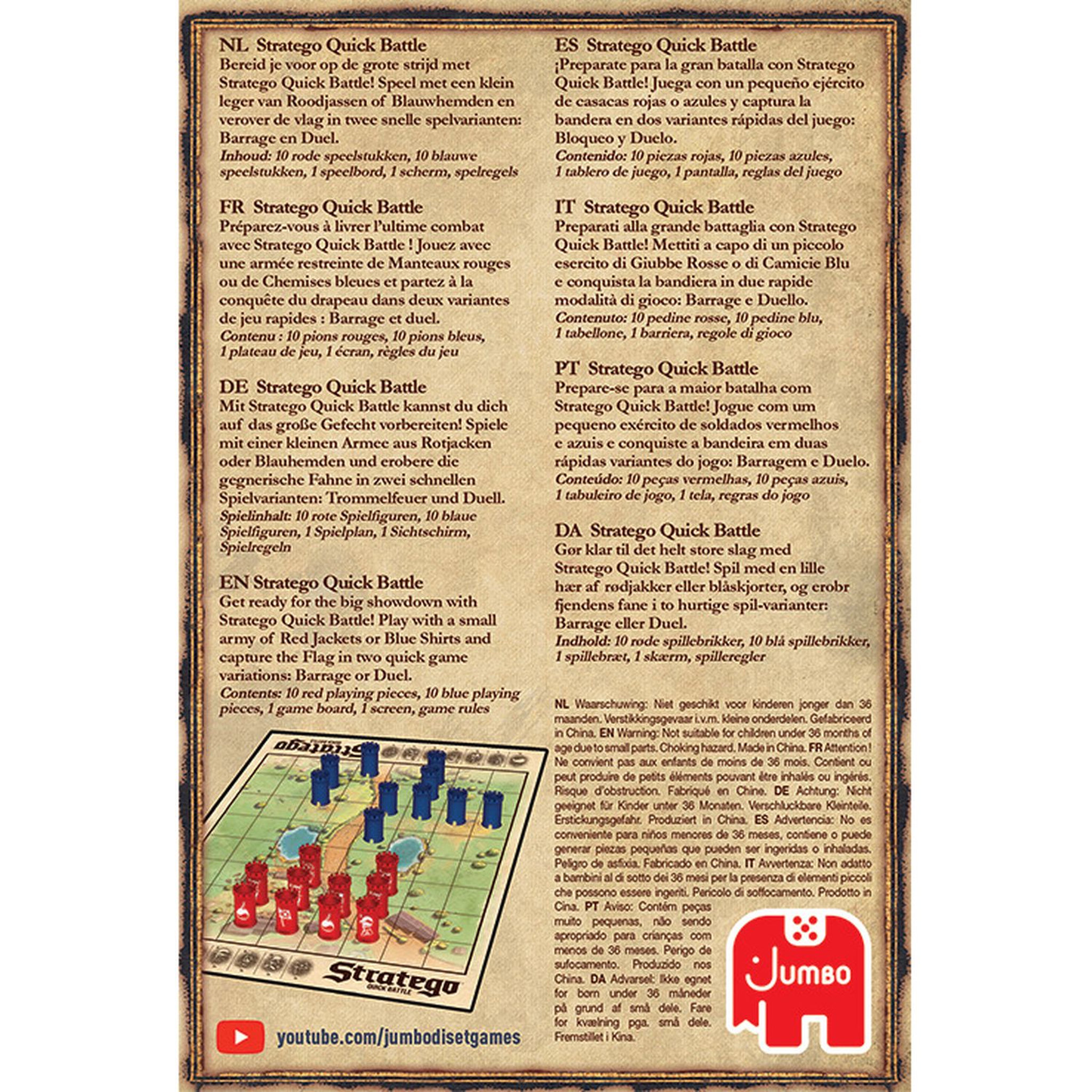 Voir la diapositive 4 : DISET Jeu Stratego Quick Battle