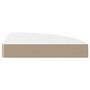 Voir la diapositive 4 : VIDAXL Etagere d'angle flottante blanc brillant 25x25x3,8 cm MDF