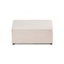 Voir la diapositive 5 : BEST MOBILIER Topaze - pouf - en tissu bouclette