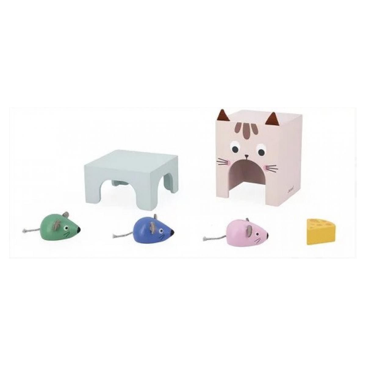 Juratoys-Janod Se reperer dans l espace - Chat et souris