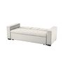 Voir la diapositive 4 : CONCEPT USINE Canapé convertible 3 places en tissu beige NOHO