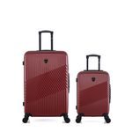 GENTLEMAN FARMER GENTLEMAN FARMER - Lot de 2 - Valises grand format et cabine PETER. Coloris disponibles : Rouge, Noir, Gris, Beige, Vert, Bleu