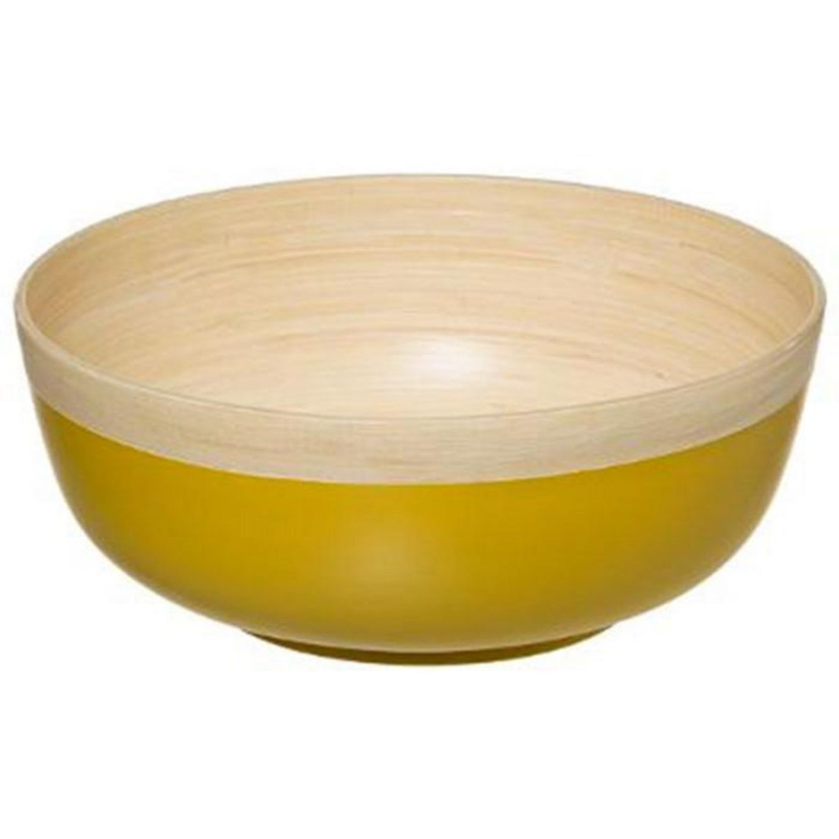 FIVE Saladier Rond Bambou  Modern  30cm Moutarde