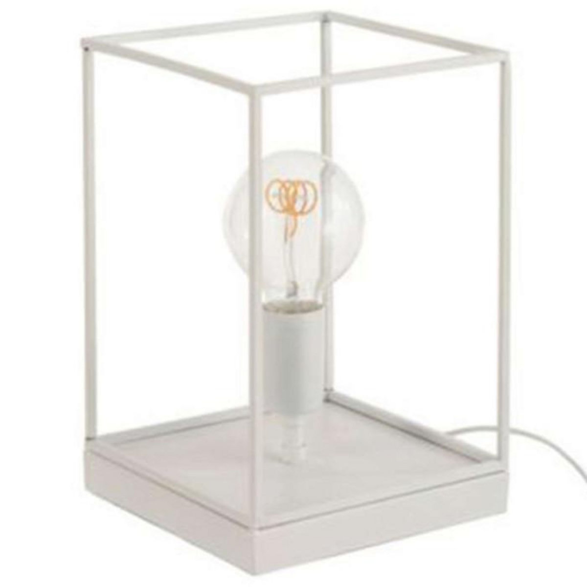 Paris Prix Lampe à Poser  Une Ampoule  30cm Blanc