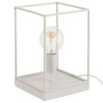 Paris Prix Lampe à Poser  Une Ampoule  30cm Blanc