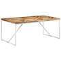 Voir la diapositive 1 : VIDAXL Table a manger 180x90x76 cm Bois massif d'acacia et de manguier
