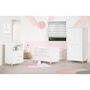 Voir la diapositive 4 : BABY PRICE Commode 2 Tiroirs et 1 Niche - JOY NATUREL