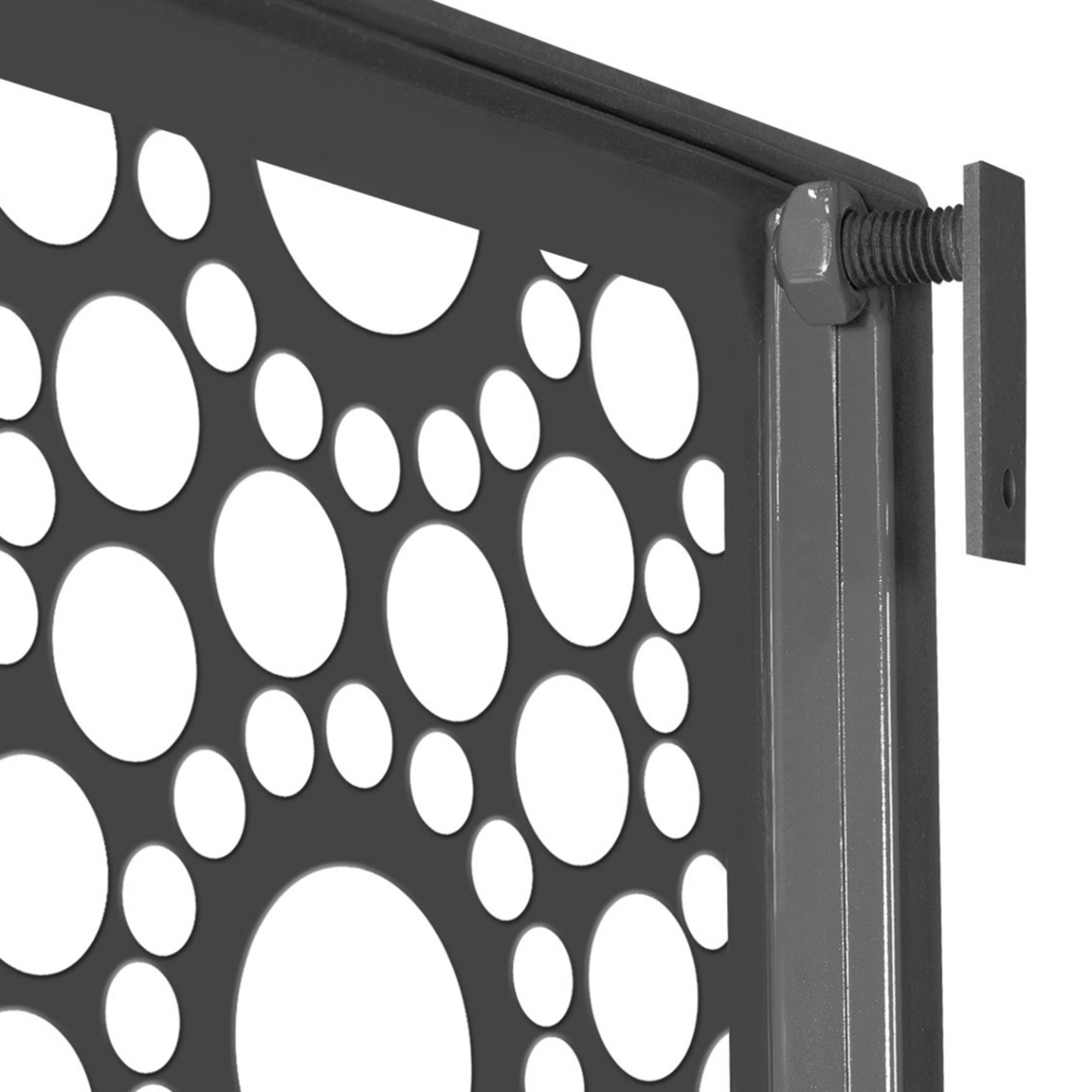 ID MARKET Panneau décoratif universel 150 x 50 CM ROSAS gris