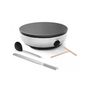 Voir la diapositive 2 : LAGRANGE Crêpière fonte 40cm 3000w inox - 209003