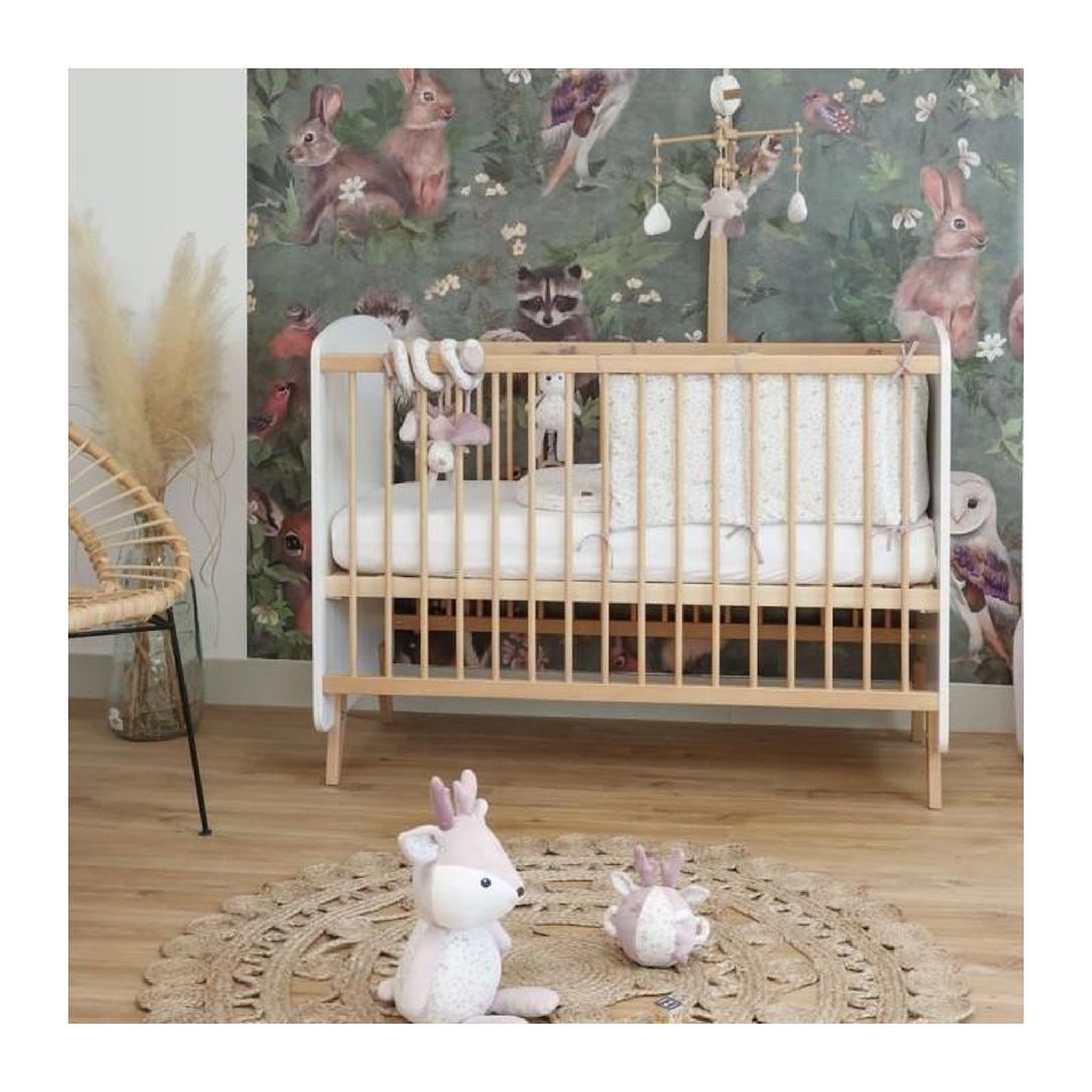 Voir la diapositive 3 : DOMIVA Matelas a langer + Housse avec 1 éponge imperméable - DOMIVA - LILAS