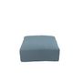 Voir la diapositive 3 : Paris Prix Housse pour Pouf  Monaco  105x105cm Bleu Jean