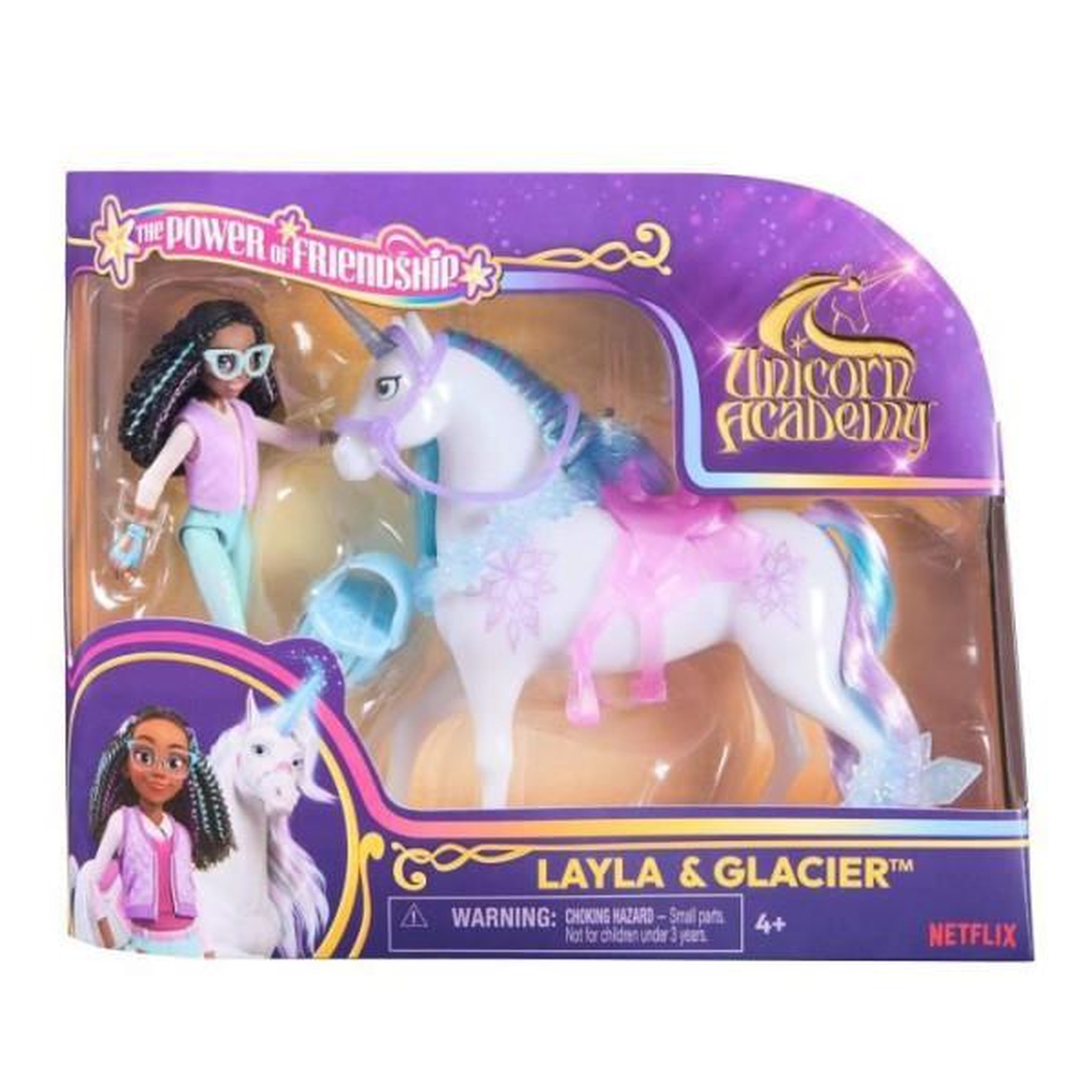 Spin Master Coffret Licorne - Poupée glacier et Layla - L'école des Licornes - Unicorn Academy