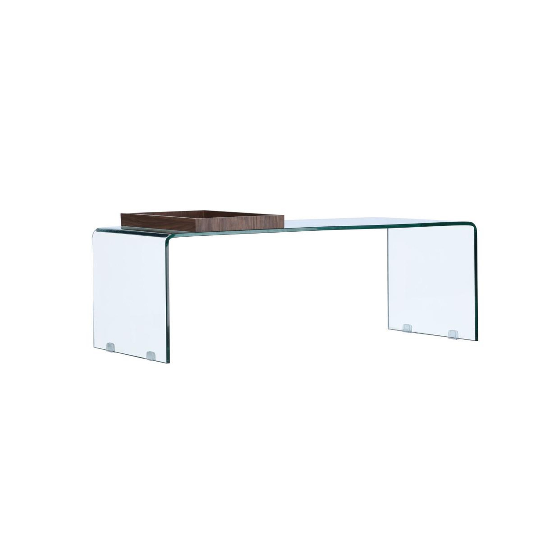 Voir la diapositive 5 : Paris Prix Table basse en verre  telemark  110cm transparent