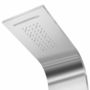 Voir la diapositive 4 : VIDAXL Systeme de panneau de douche acier inoxydable incurve
