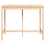 Voir la diapositive 3 : VIDAXL Table de bar 140x80x110 cm Bois massif de pin